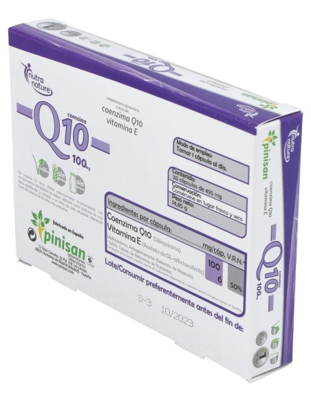Pinisan Nutranature Q10 100Mg 30Caps