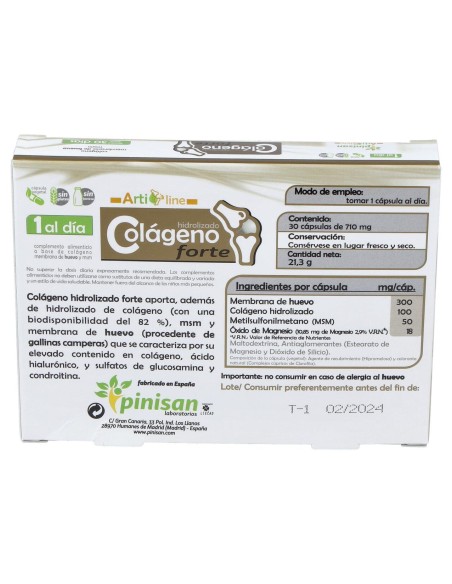 Pinisan Colágeno Hidrolizado Forte 30Cáps