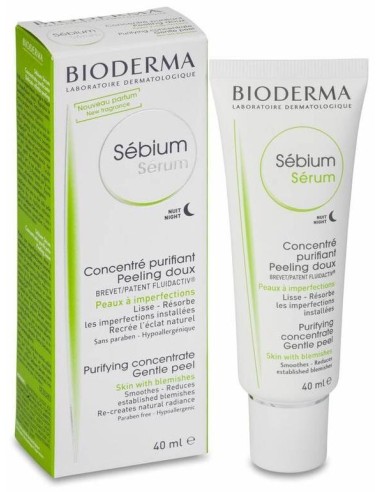 Bioderma Sébium Serum Concentrado Queratolítico Piel Grasa, 40 Ml