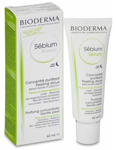 Bioderma Sébium Serum Concentrado Queratolítico Piel Grasa, 40 Ml