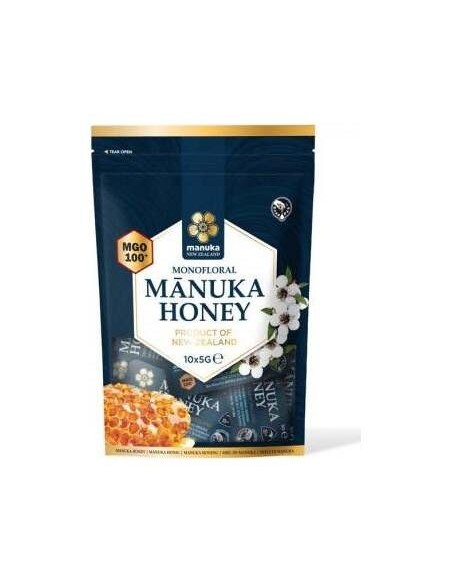 Manuka Health Miel De Manuka Rawmgo 100+ Monofloral 10Uds