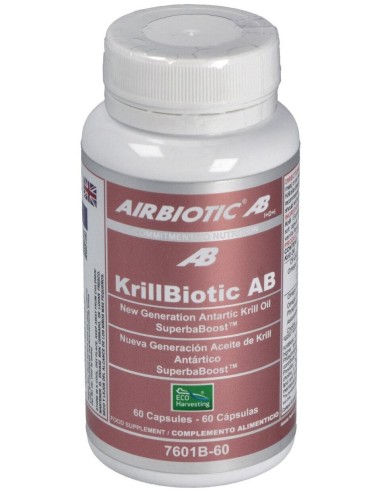 Airbiotic Krillbiotic Ab 590 Mg Ecoharvesting 60 Cápsulas