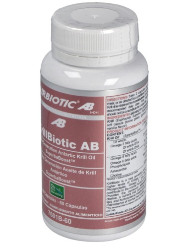 Airbiotic Krillbiotic Ab 590 Mg Ecoharvesting 60 Cápsulas