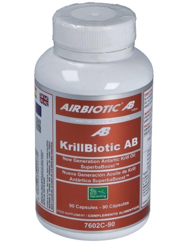Airbiotic Krillbiotic Ab 590 Mg Ecoharvesting 90 Cápsulas