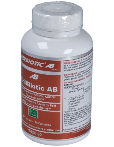 Airbiotic Krillbiotic Ab 590 Mg Ecoharvesting 90 Cápsulas