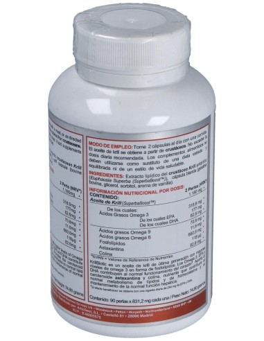 Airbiotic Krillbiotic Ab 590 Mg Ecoharvesting 90 Cápsulas