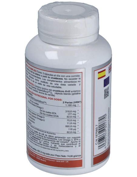 Airbiotic Krillbiotic Ab 590 Mg Ecoharvesting 90 Cápsulas