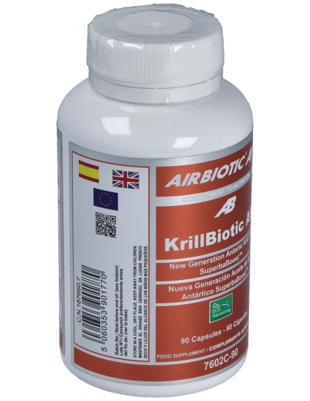 Airbiotic Krillbiotic Ab 590 Mg Ecoharvesting 90 Cápsulas