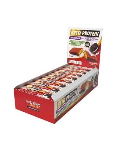 Choco Snack Cookies-Cream Barritas 24Uds.