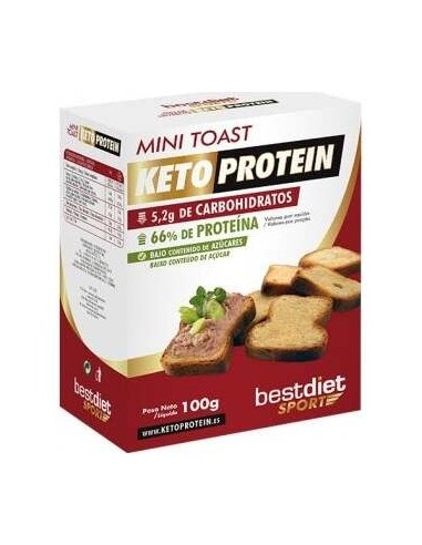 Bestdiet Mini Tostadas Ketoprotein 100G