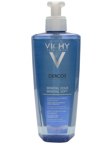 Vichy Dercos Technique Champú Mineral Suave Fortificante 400Ml