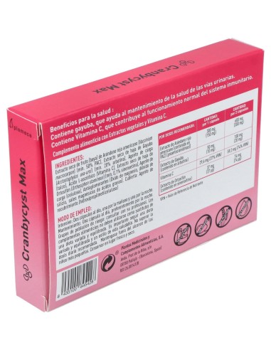 Plameca Cranbycyst Max 30Caps Vegs