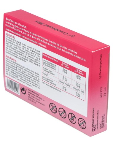 Plameca Cranbycyst Max 30Caps Vegs