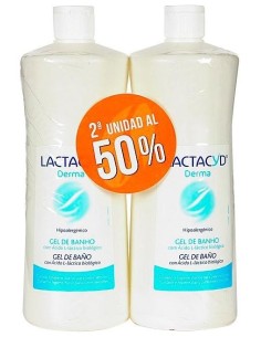 Lactacyd Derma Gel De Baño 2X1000Ml