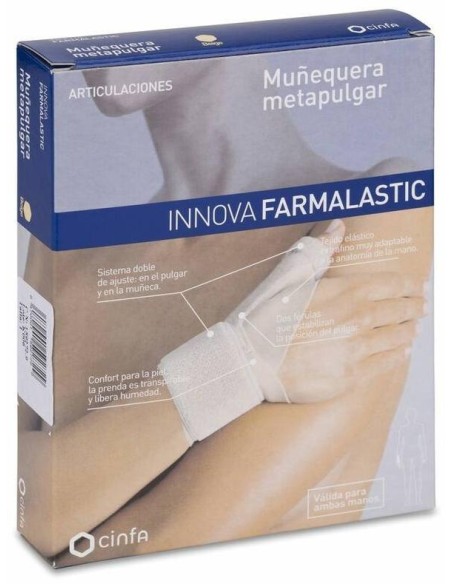 Farmalastic Innova Muñequera Metapulgar Talla Pequeña/Mediana, 1 Ud
