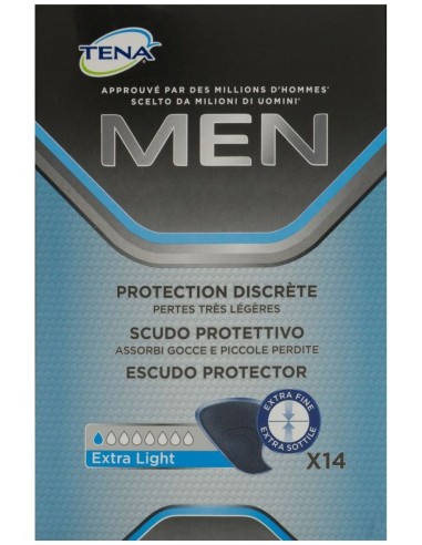 Tena Men Escudo Protector Extra Fino 14Uds