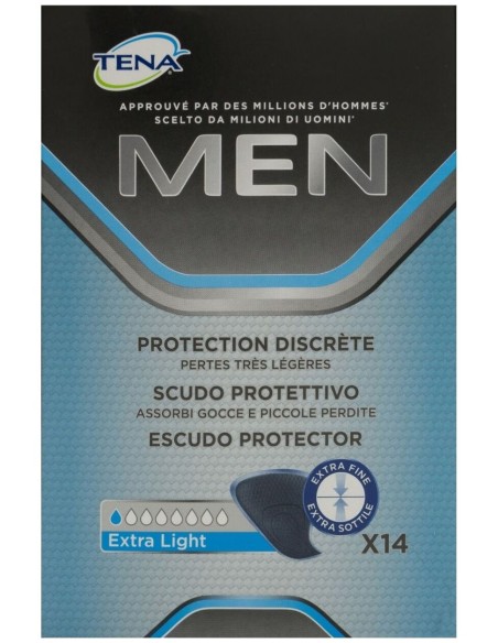 Tena Men Escudo Protector Extra Fino 14Uds