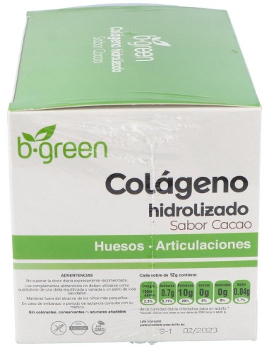 Colageno Hidrolizado Cacao 30Sbrs.
