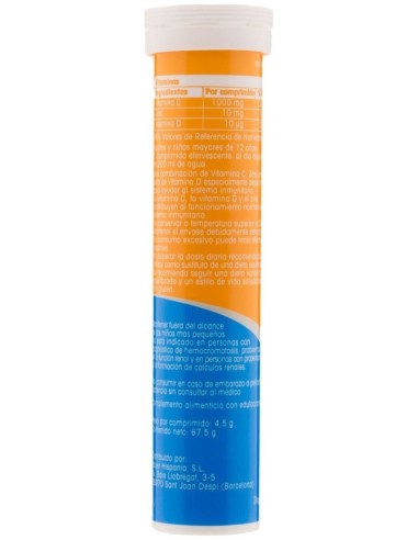Redoxón Doble Acción Sabor Naranja, 30 Comprimidos