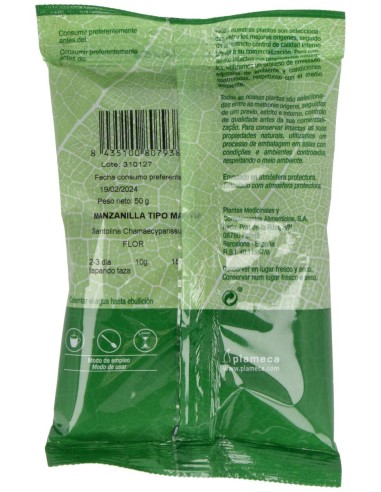 Manzanilla Mahon Entera Bolsa 50Gr.