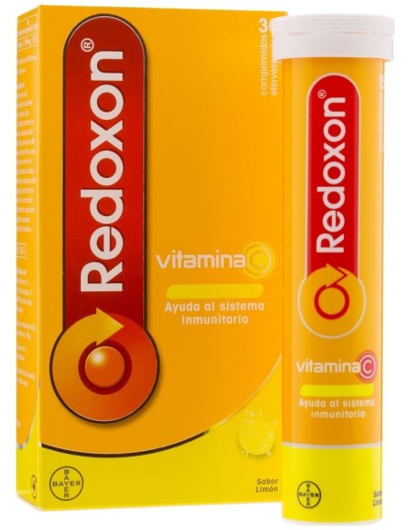Redoxon Vitamina C Efervescente Sabor Limón, 30 Comprimidos