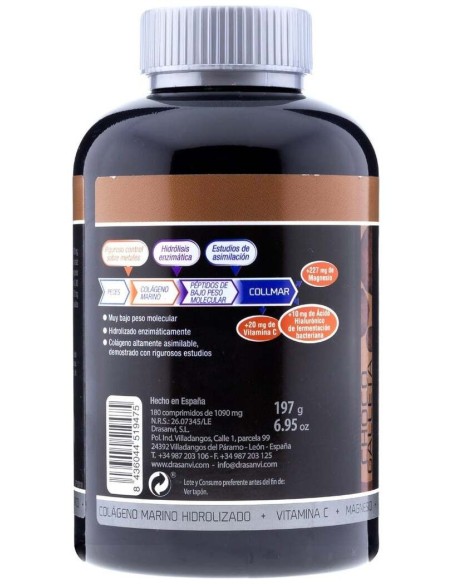 Drasanvi Collmar Colageno Marino Masticable Con Sabor Galleta 180Comp