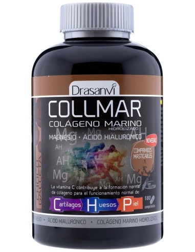 Drasanvi Collmar Colageno Marino Masticable Con Sabor Galleta 180Comp