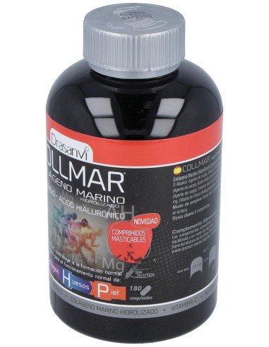 Drasanvi Collmar® Colágeno Marino + Magnesio Sabor Cereza 180Comp