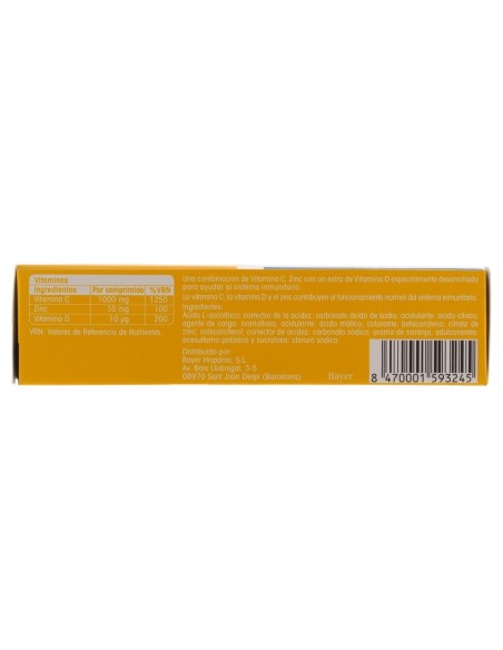 Redoxón Doble Acción Sabor Naranja, 30 Comprimidos