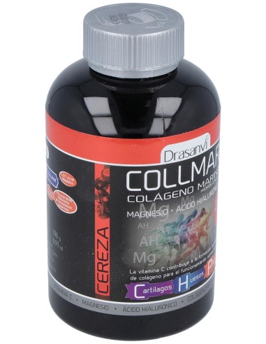 Drasanvi Collmar® Colágeno Marino + Magnesio Sabor Cereza 180Comp