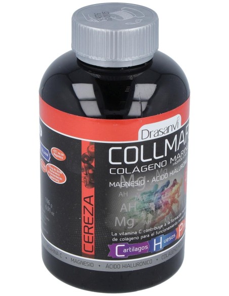 Drasanvi Collmar® Colágeno Marino + Magnesio Sabor Cereza 180Comp