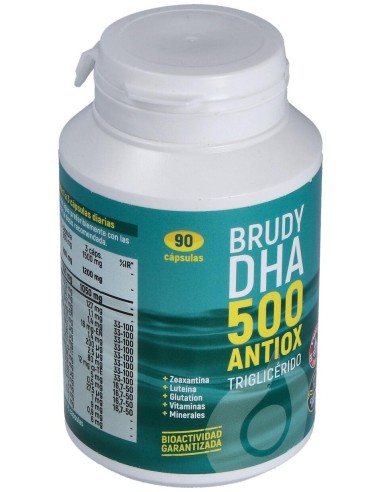 Brudy Dha 500Mg Antiox Triglicérido 90Caps