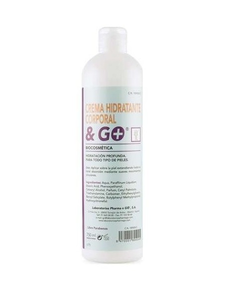 Laboratorios Pharma Y Go Crema Hidratante Corporal Y Go 750Ml