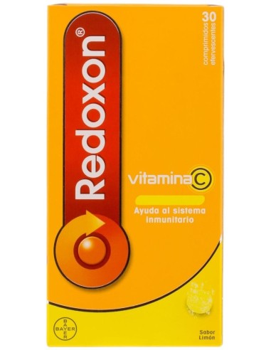 Redoxon Vitamina C Efervescente Sabor Limón, 30 Comprimidos