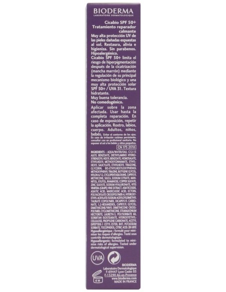 Bioderma Cícabio Crema Spf50+ 30Ml