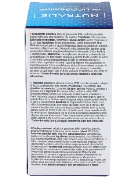 Glucosamina Msm + Condroitina Complex 120Cap.