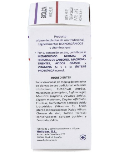 Heliosar Bicolcin Procesum Solucion Oral 50Ml