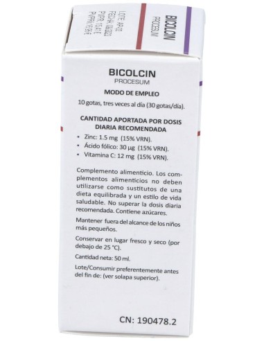 Heliosar Bicolcin Procesum Solucion Oral 50Ml