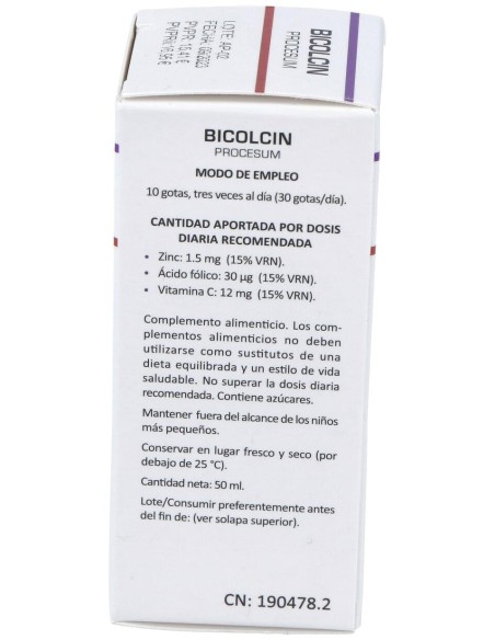 Heliosar Bicolcin Procesum Solucion Oral 50Ml