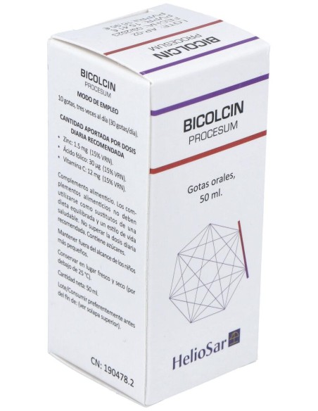 Heliosar Bicolcin Procesum Solucion Oral 50Ml