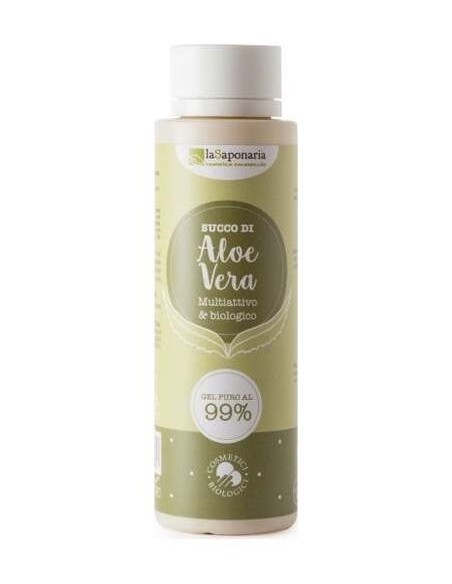 La Saponaria Gel De Aloe Vera Puro 99% Piel Y Pelo 150Ml