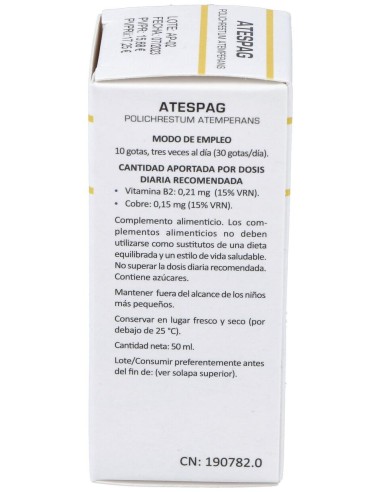 Atespag Polichrestum Atemperans 50Ml.