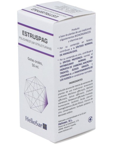 Heliosar Estruspag Polichrestum Structurans Solución Oral 50Ml