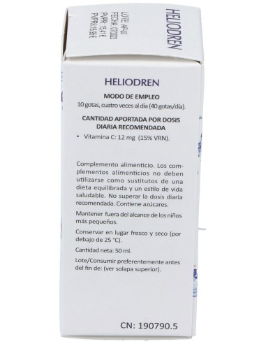 Heliosar Heliodren 50Ml