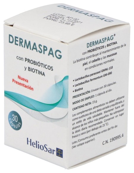 Heliosar Dermaspag 30Caps