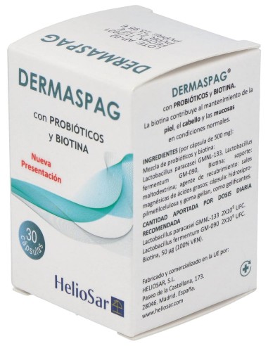 Heliosar Dermaspag 30Caps