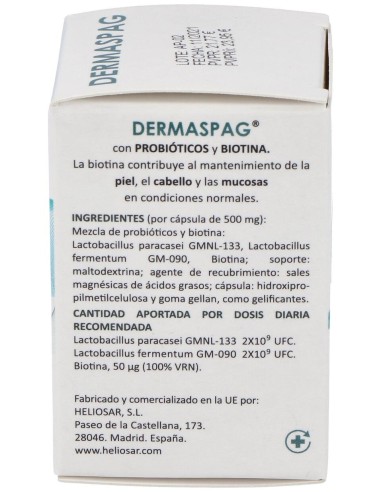 Heliosar Dermaspag 30Caps
