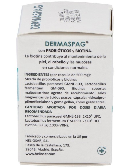 Heliosar Dermaspag 30Caps