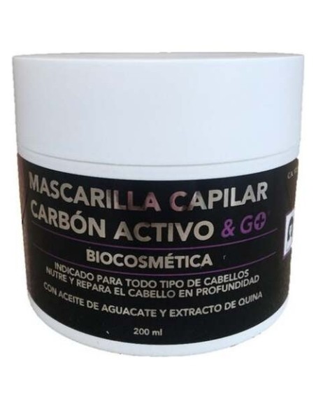 Mascarilla Capilar Detox Carbon Activo 200Ml.