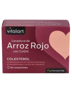 Vitalart Levadura De Arroz Rojo Con Q10 60Comp.